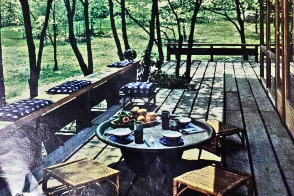 Simple, Wide Plank Vintage Deck